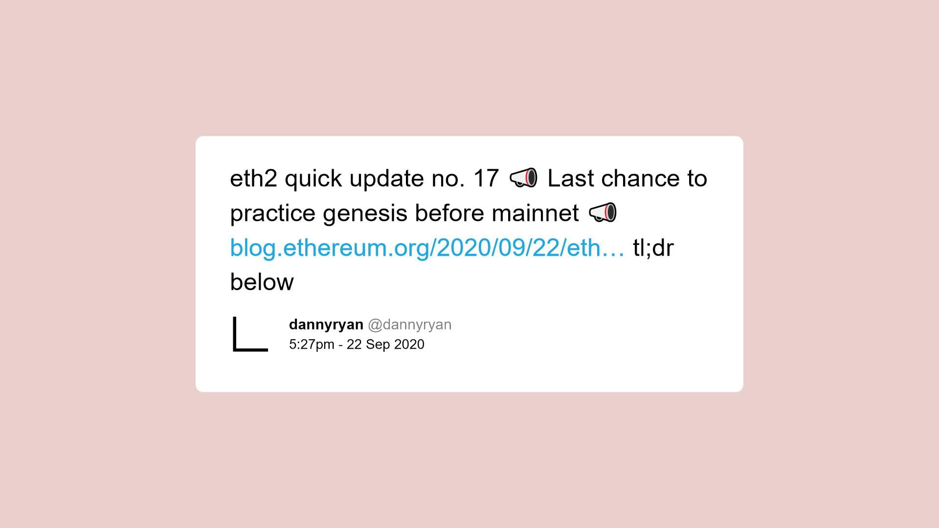 Ethereum 2.0 on final leg of testing