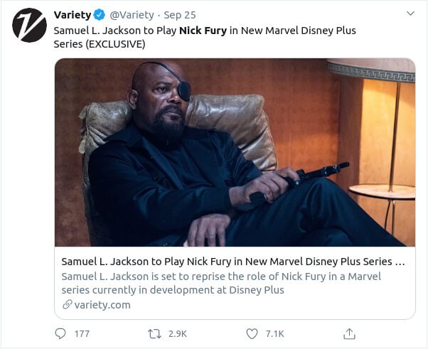 Samuel L Jackson Nick Fury Avengers return.
