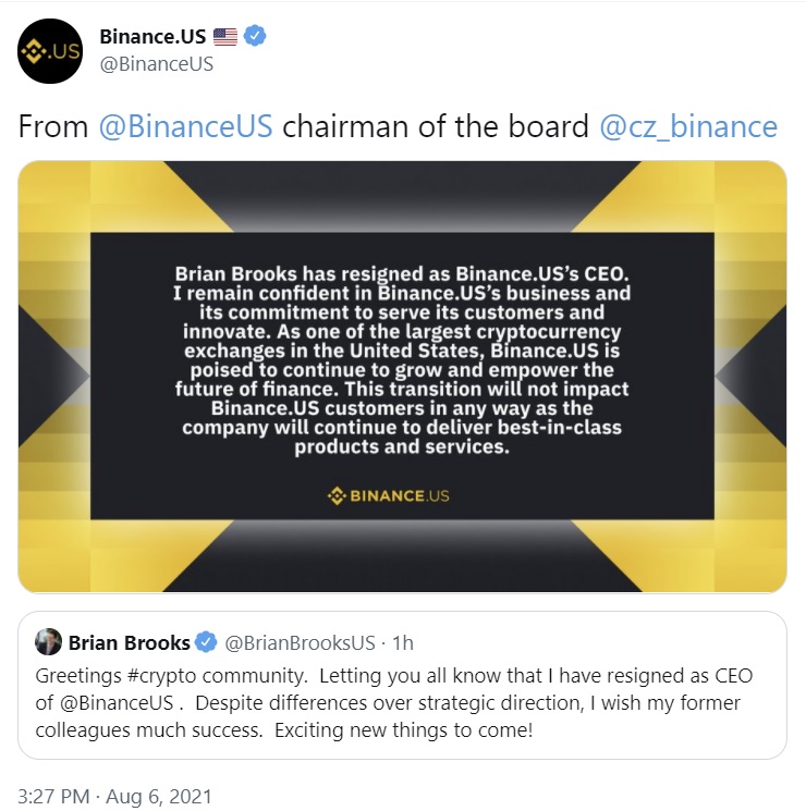 Former Financial Regulator Resigns as CEO of Binance US Amid Rising Global Regulatory Scrutiny