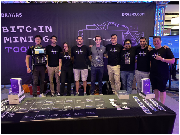 Braiins core team at Bitcoin Mining Conference 2022 in Prague | Photo Credits: Braiins