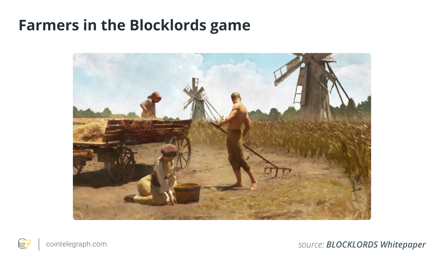 Farmers in the Blocklords game