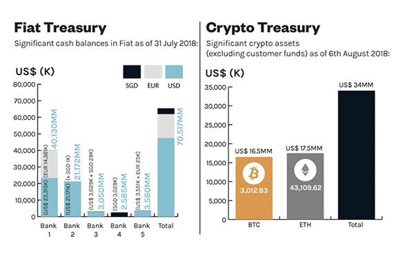 Fiat treasury / Crypto treasury