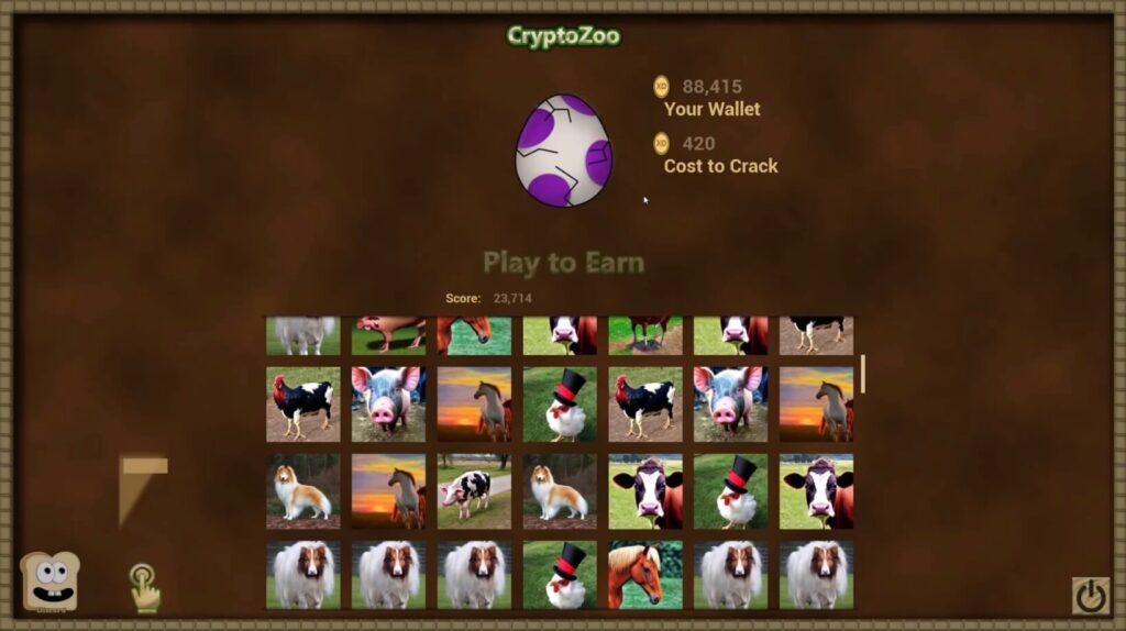 A promotional still of the game CryptoZoo