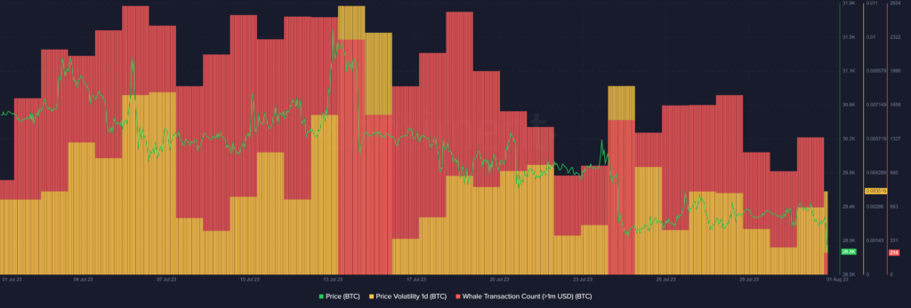 Bitcoin dips below vital $29k mark as volatility hikes - 2