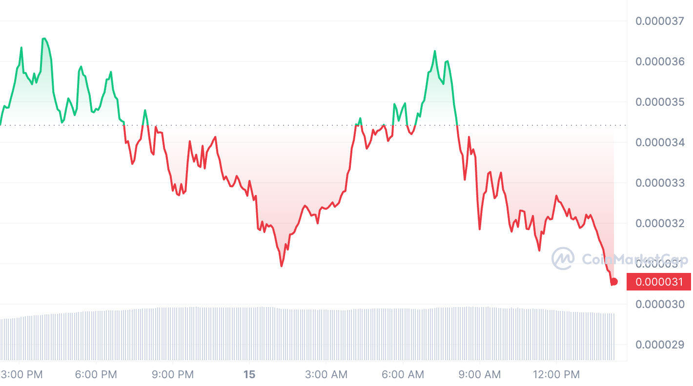 Dogecoin20 eyes growth as Pepe, Bonk face market downturn - 2