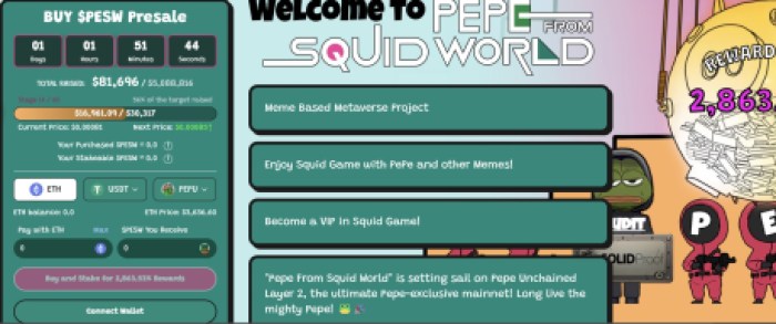 Pepe From Squid World ($PESW)