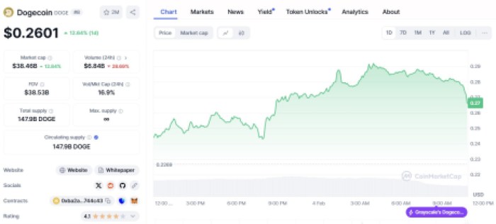 Dogecoin ($DOGE)