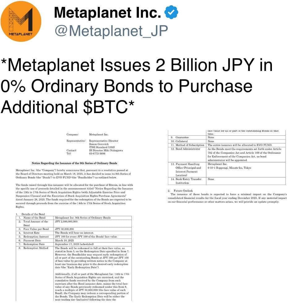 Metaplanet accumulating