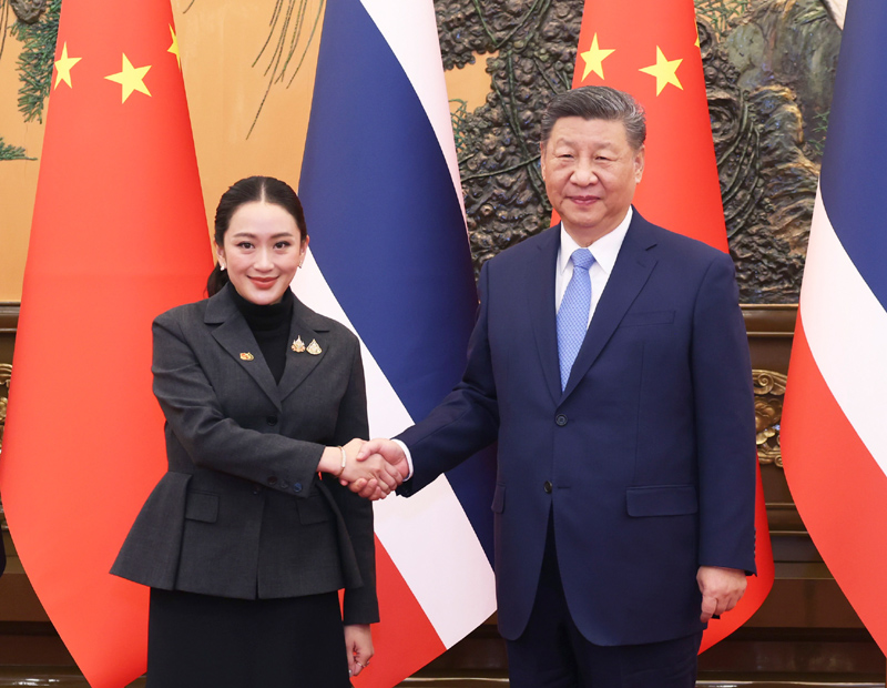 Thailand and Chinese leaders meeting