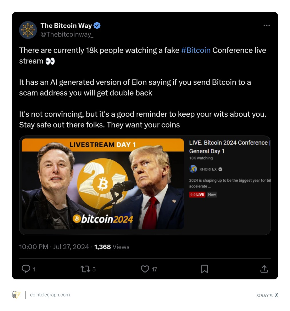 fake bitcoin conference