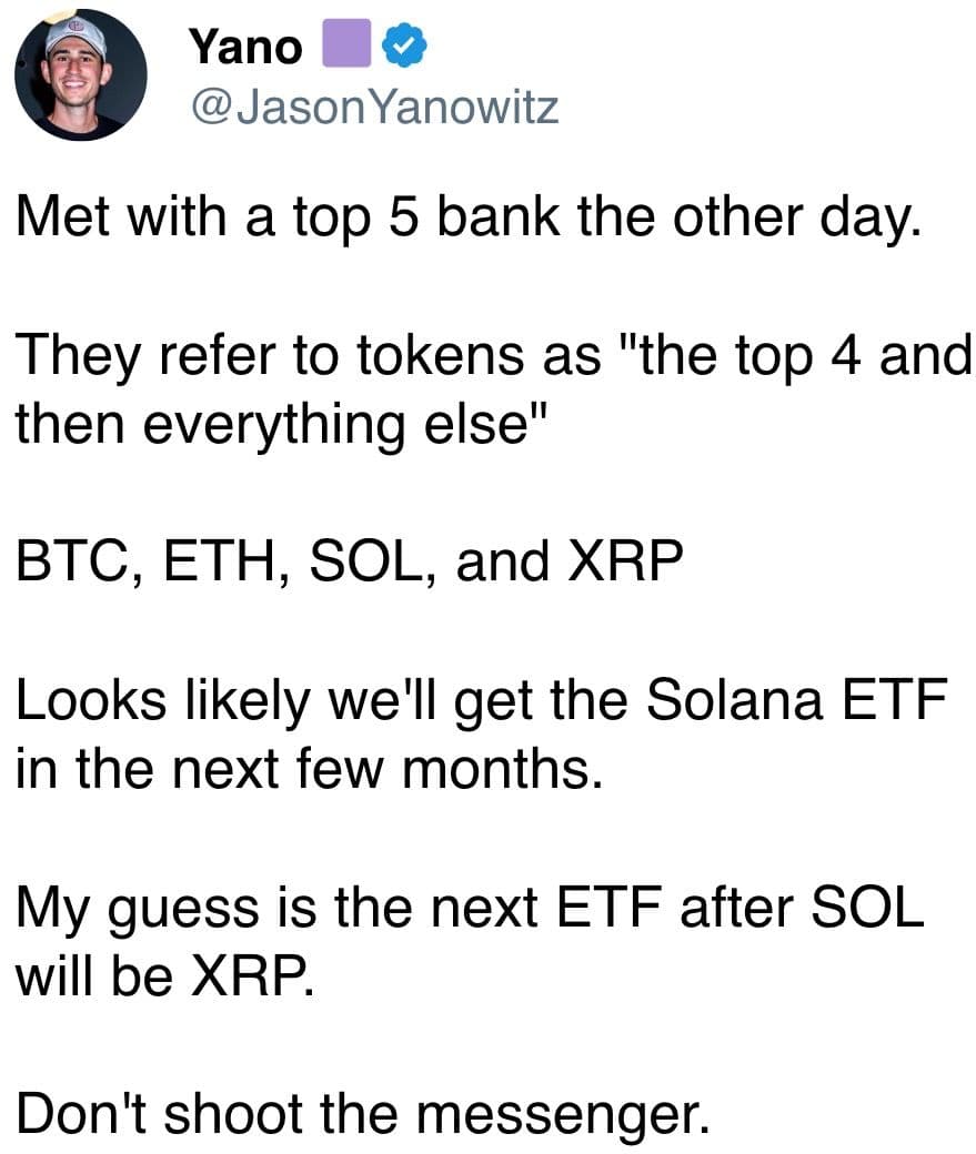 They refer to tokens as "the top 4 and then everything else"