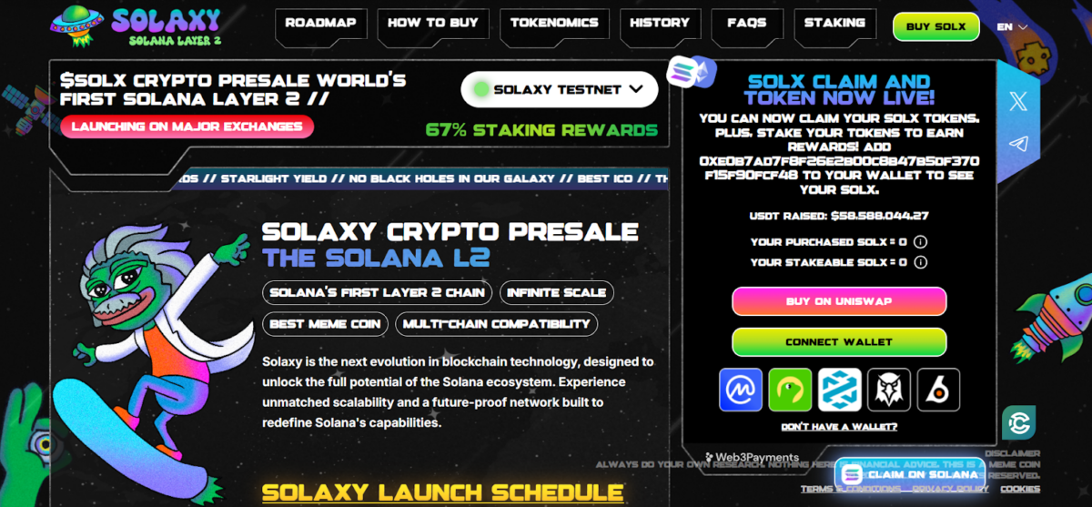 Solaxy Website