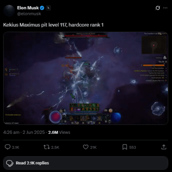 Kekius Maximus Path of Exile X Video
