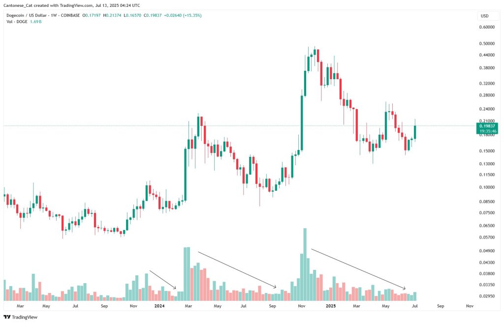 Dogecoin volume