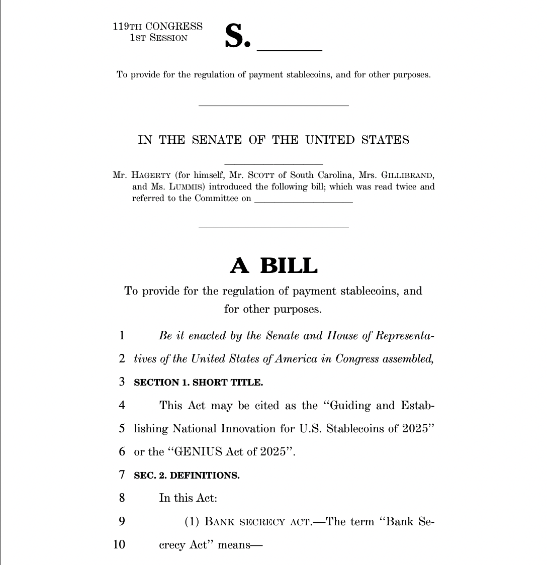 US Government, United States, Stablecoin, Ethereum Price
