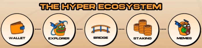 The Bitcoin Hyper ($HYPER) ecosystem.